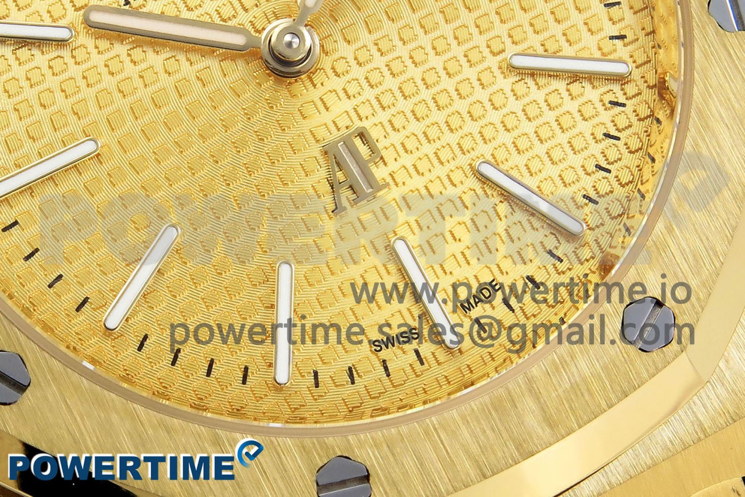 ROYAL OAK 39MM 15202 YG IPF 1:1 BEST EDITION YG TEXTURED DIAL ON YG BRACELET A2121 - Image 5