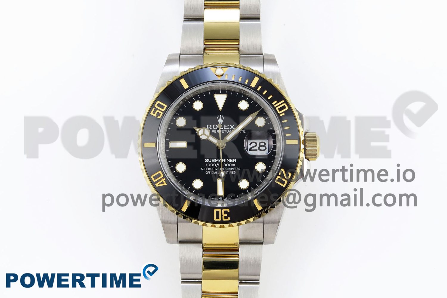 Submariner 41mm 126613 LN SS/YG Black Ceramic 904L Steel JDF 1:1 Best Edition VR3235 V2 - Image 1