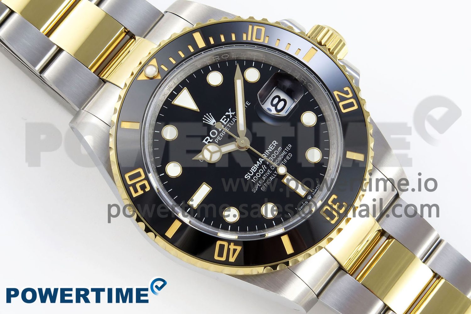 Submariner 41mm 126613 LN SS/YG Black Ceramic 904L Steel JDF 1:1 Best Edition VR3235 V2 - Image 3