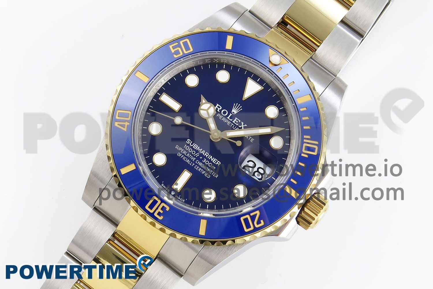 Submariner 41mm 126613 LB SS/YG Blue Ceramic 904L Steel JDF 1:1 Best Edition VR3235 V2 - Image 2