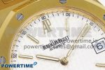 ROYAL OAK 39MM 15202 YG IPF 1:1 BEST EDITION WHITE TEXTURED DIAL ON YG BRACELET A2121 - Image 4