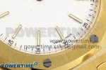 ROYAL OAK 39MM 15202 YG IPF 1:1 BEST EDITION WHITE TEXTURED DIAL ON YG BRACELET A2121 - Image 5