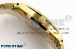 ROYAL OAK 39MM 15202 YG IPF 1:1 BEST EDITION BLUE TEXTURED DIAL ON YG BRACELET A2121 - Image 6