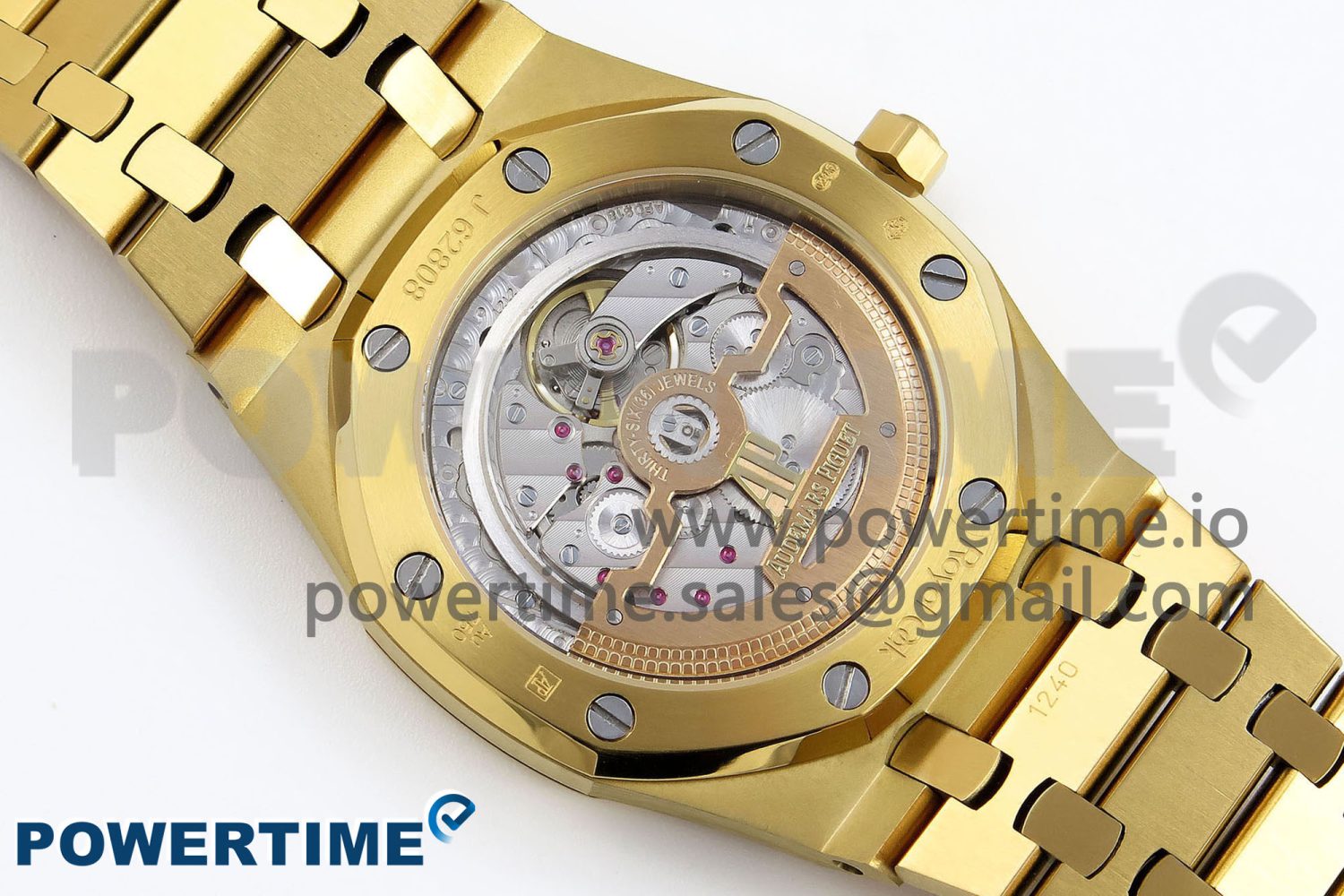 ROYAL OAK 39MM 15202 YG IPF 1:1 BEST EDITION WHITE TEXTURED DIAL ON YG BRACELET A2121 - Image 8