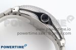 VANGUARD SS FULL DIAMONDS ABF BEST EDITION DIAMONDS BLUE DIAL ON DIAMONDS BRACELET A2824 - Image 6