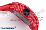 RM035 RED CARBON SONIC BEST EDITION SKELETON DIAL ON RED RUBBER STRAP CLONE RMUL2 - Image 6