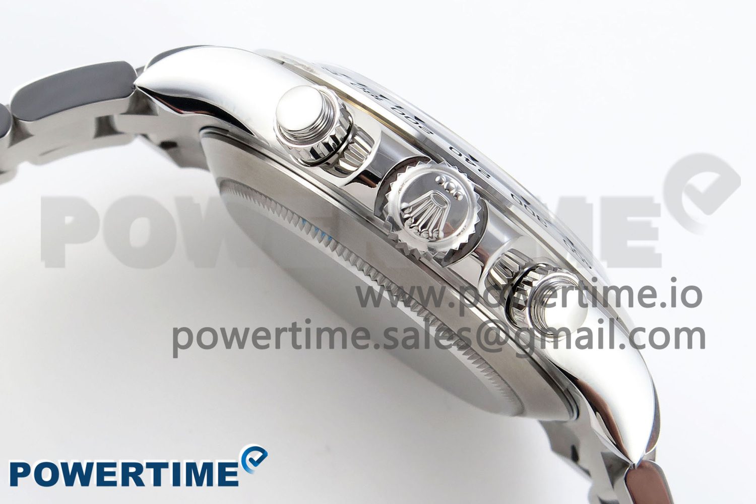 Daytona 116509 SS OMF Best Edition Blue Stick Dial on SS Bracelet A7750 (Slim Movement) - Image 6