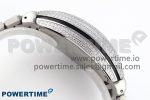 VANGUARD SS FULL DIAMONDS ABF BEST EDITION DIAMONDS WHITE DIAL ON DIAMONDS BRACELET A2824 - Image 7
