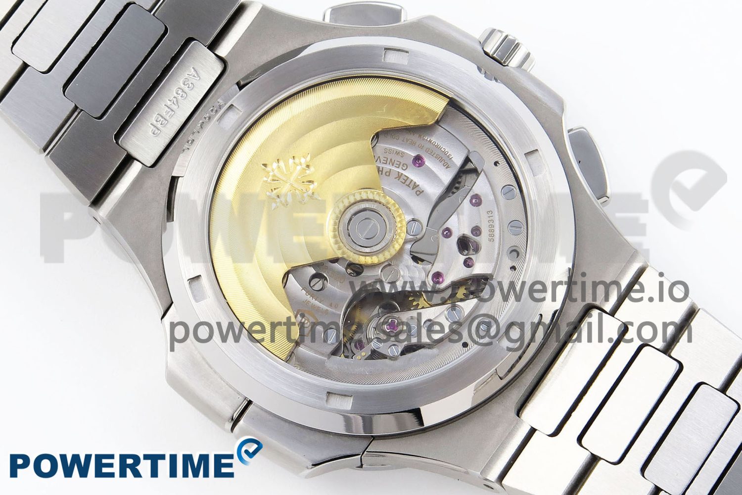 NAUTILUS 5990 SS SPPF 1:1 BEST EDITION BLUE DIAL ON SS BRACELET A28-520 CLONE - Image 7