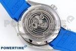 Seamaster 6000M Ultra Deep SS TF 1:1 Best Edition Blue Dial Black Ceramic Bezel on Black Rubber Strap A2824 - Image 8