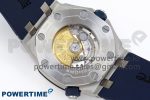 ROYAL OAK OFFSHORE DIVER 15710 IPF 1:1 BEST EDITION BLUE DIAL ON BLUE RUBBER STRAP SA3120 SUPER CLONE - Image 8