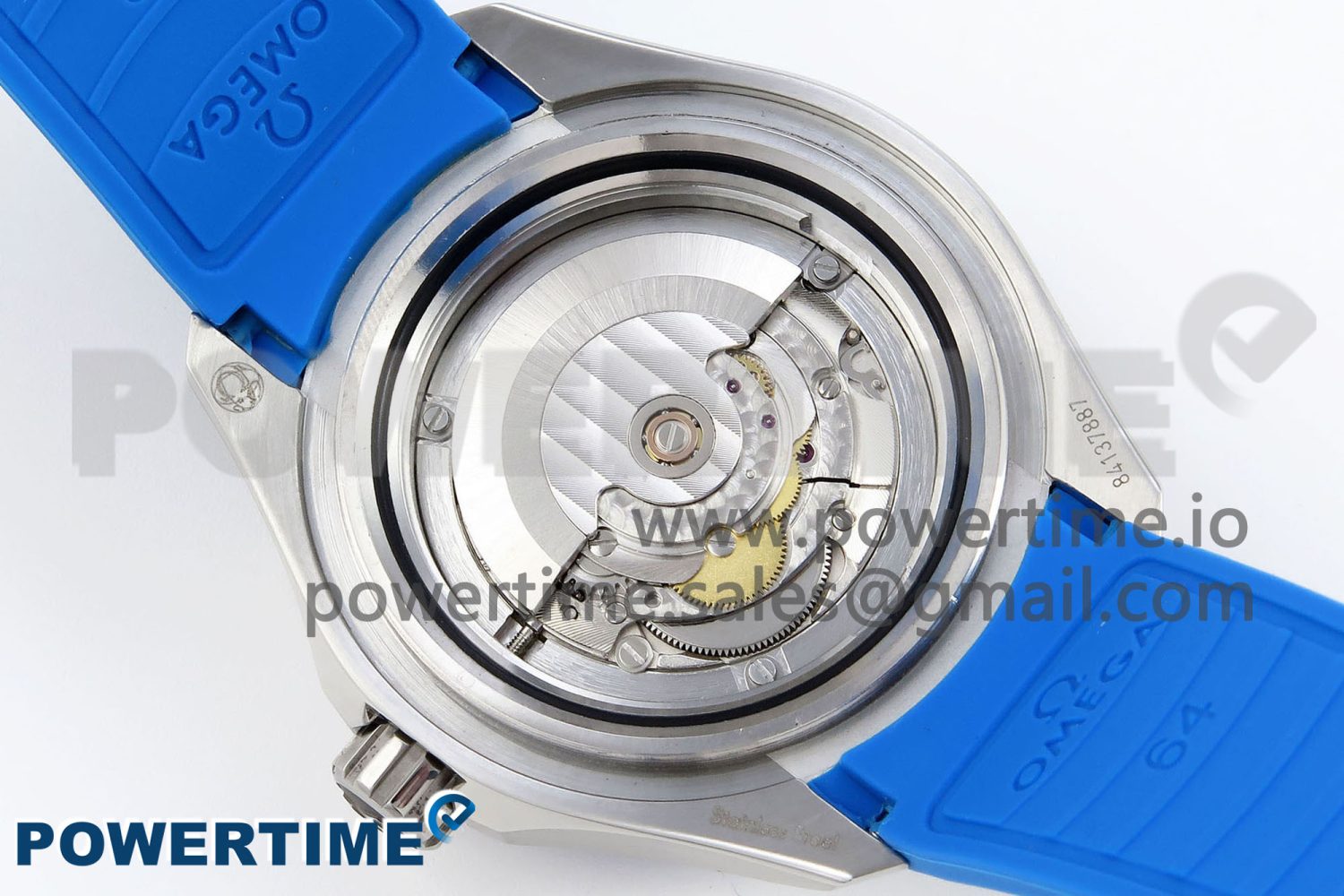 Seamaster 6000M Ultra Deep SS TF 1:1 Best Edition Blue Dial Black Ceramic Bezel on Black Rubber Strap A2824 - Image 10