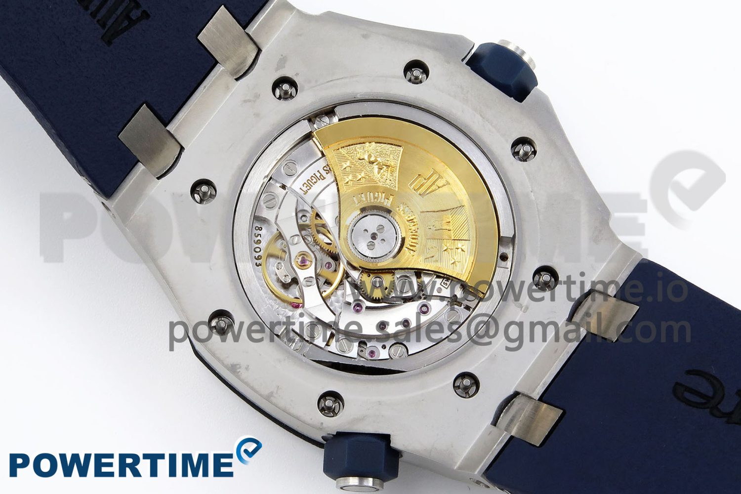 ROYAL OAK OFFSHORE DIVER 15710 IPF 1:1 BEST EDITION BLUE DIAL ON BLUE RUBBER STRAP SA3120 SUPER CLONE - Image 9