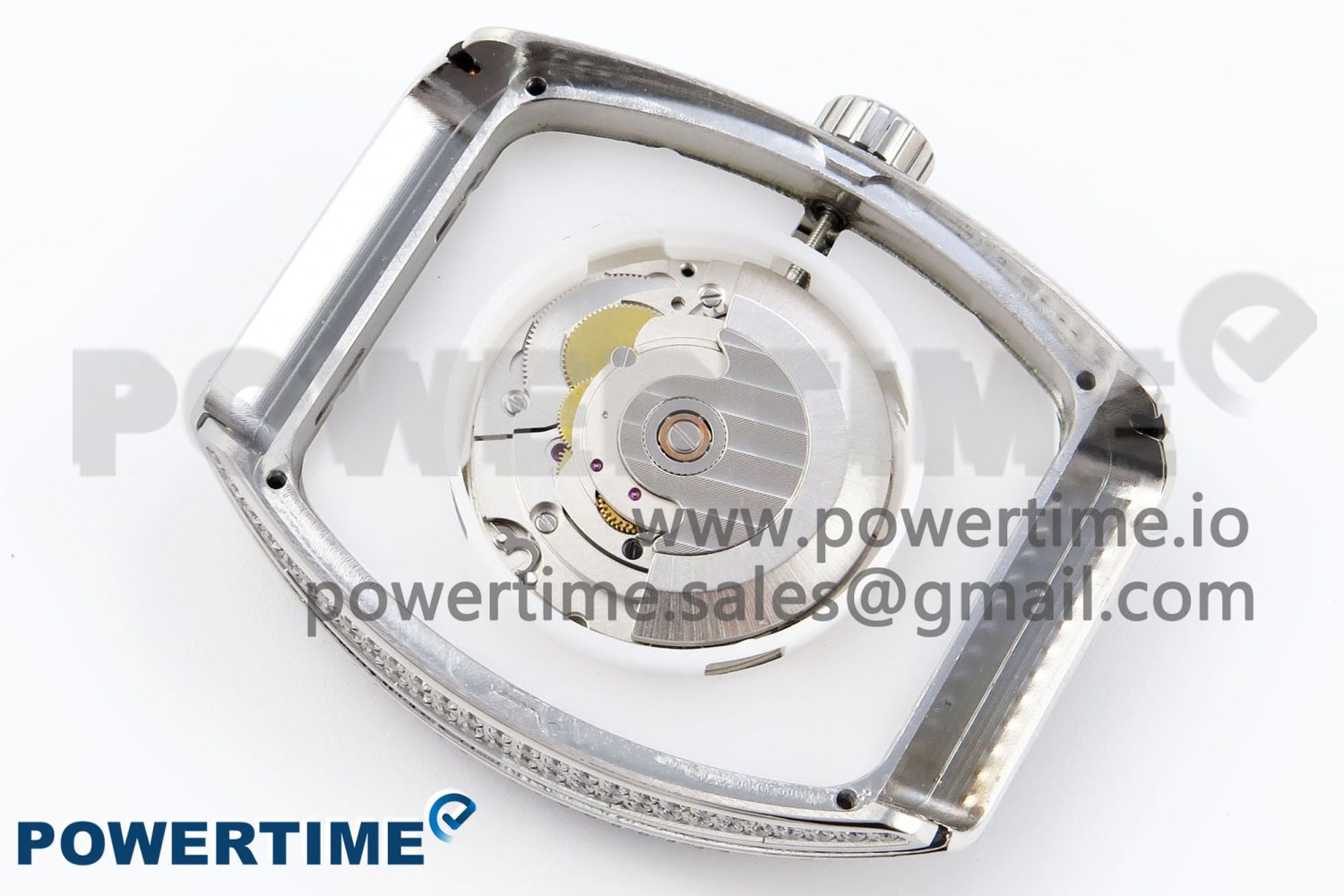 VANGUARD SS FULL DIAMONDS ABF BEST EDITION DIAMONDS BLUE DIAL ON DIAMONDS BRACELET A2824 - Image 10