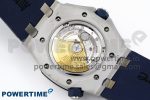 ROYAL OAK OFFSHORE DIVER 15710 IPF 1:1 BEST EDITION BLUE DIAL ON BLUE RUBBER STRAP SA3120 SUPER CLONE - Image 10