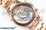 Daytona 116505 RG OMF Best Edition RG/Black Dial on RG Bracelet A7750 (Slim Movement) - Image 9