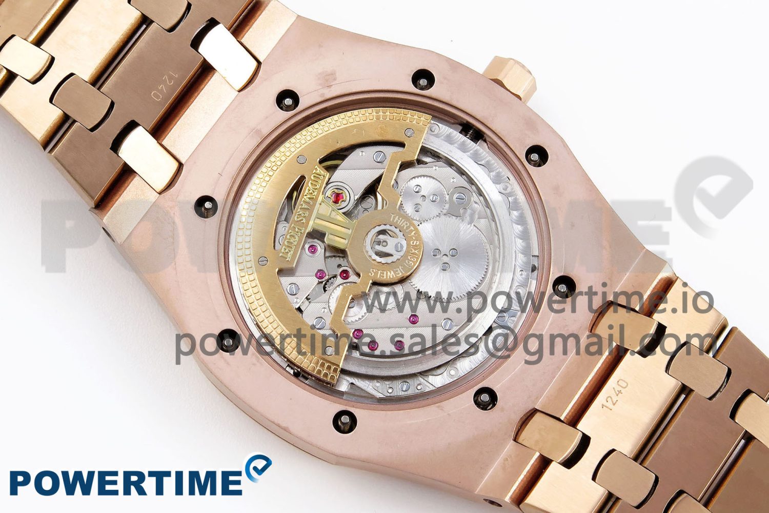 ROYAL OAK 39MM 15202 RG IPF 1:1 BEST EDITION BLACK DIAMONDS DIAL ON RG BRACELET A2121 - Image 10