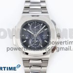 NAUTILUS 5990 SS SPPF 1:1 BEST EDITION BLUE DIAL ON SS BRACELET A28-520 CLONE