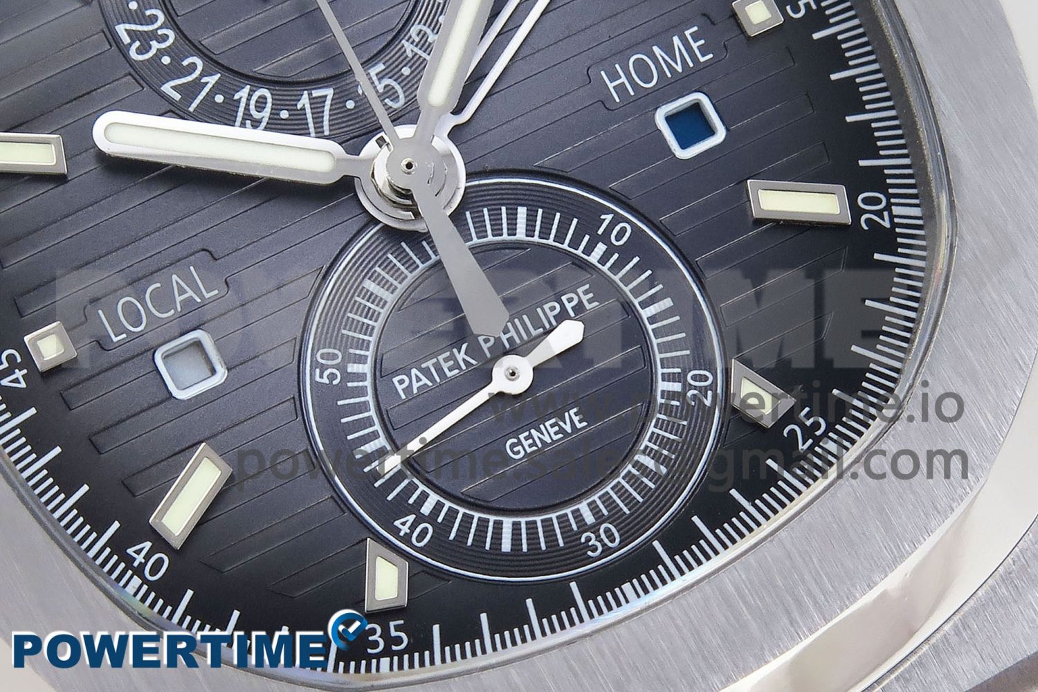 NAUTILUS 5990 SS SPPF 1:1 BEST EDITION BLUE DIAL ON SS BRACELET A28-520 CLONE - Image 5