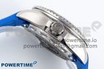 Seamaster 6000M Ultra Deep SS TF 1:1 Best Edition Blue Dial Black Ceramic Bezel on Black Rubber Strap A2824 - Image 6