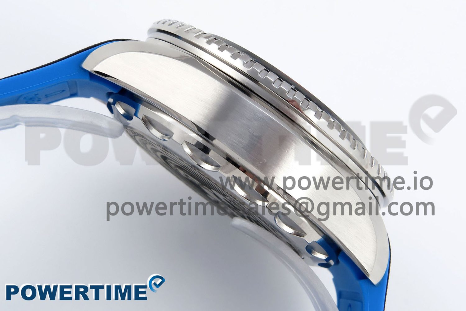 Seamaster 6000M Ultra Deep SS TF 1:1 Best Edition Blue Dial Black Ceramic Bezel on Black Rubber Strap A2824 - Image 7
