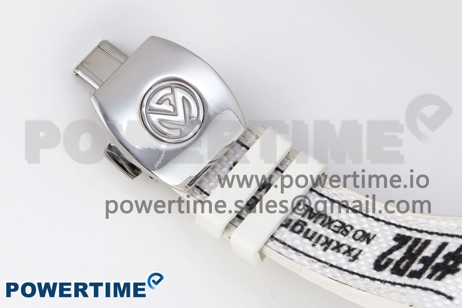 #FR2NCK Muller Vanguard Polished SS ABF Best Edition White Dial on White Rubber Strap A2824 - Image 13