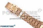 ROYAL OAK 39MM 15202 RG IPF 1:1 BEST EDITION BLUE TEXTURED DIAL ON RG BRACELET A2121 - Image 13