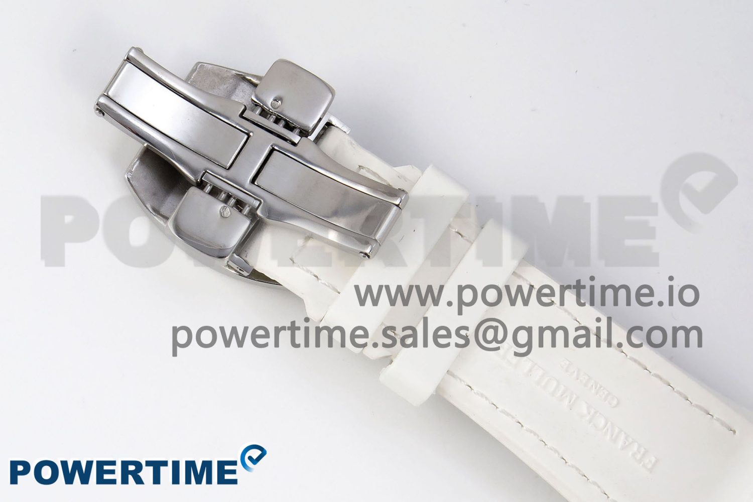 #FR2NCK Muller Vanguard Polished SS ABF Best Edition White Dial on White Rubber Strap A2824 - Image 14