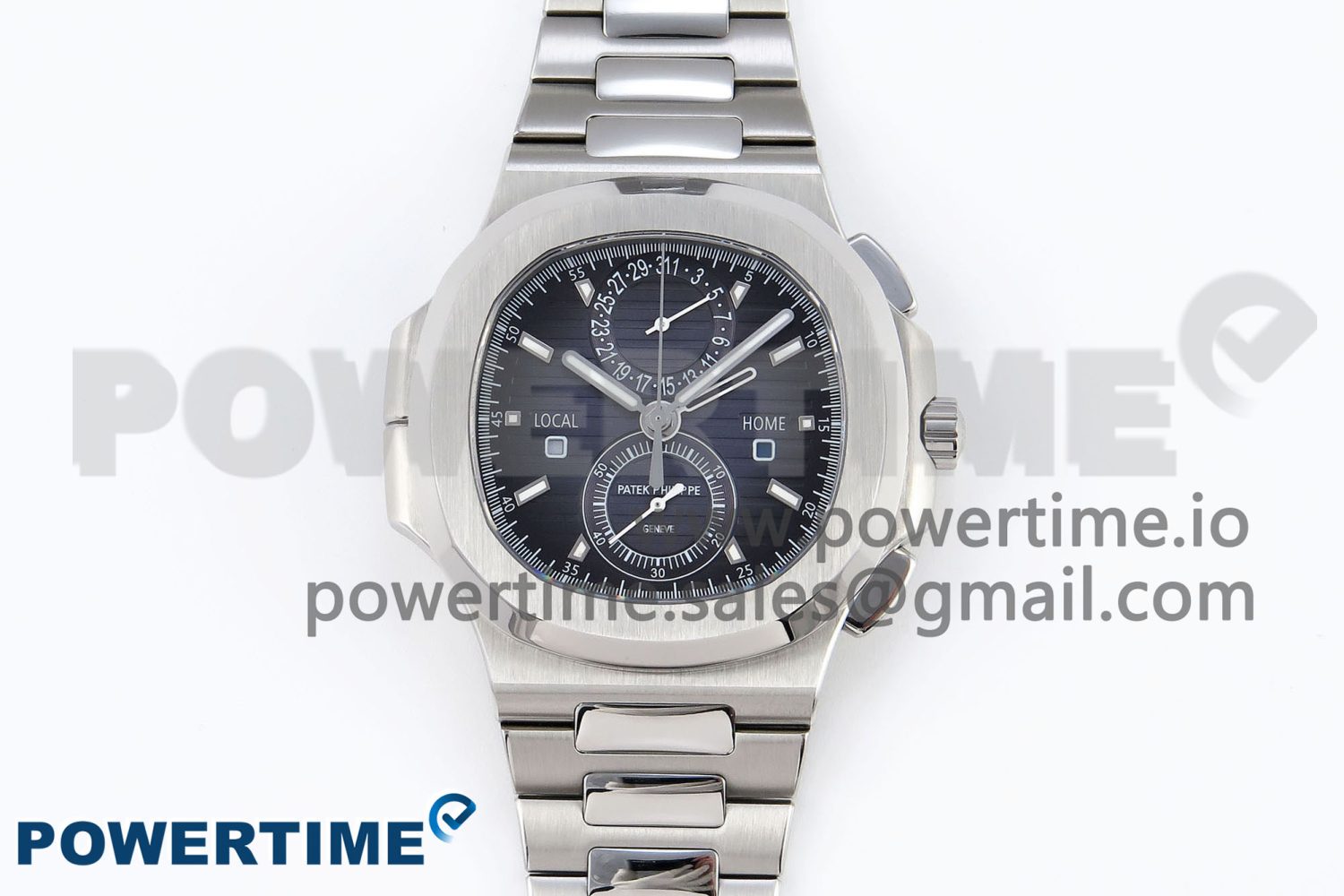 NAUTILUS 5990 SS SPPF 1:1 BEST EDITION GRAY DIAL ON SS BRACELET A28-520 CLONE - Image 1