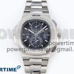 NAUTILUS 5990 SS SPPF 1:1 BEST EDITION GRAY DIAL ON SS BRACELET A28-520 CLONE