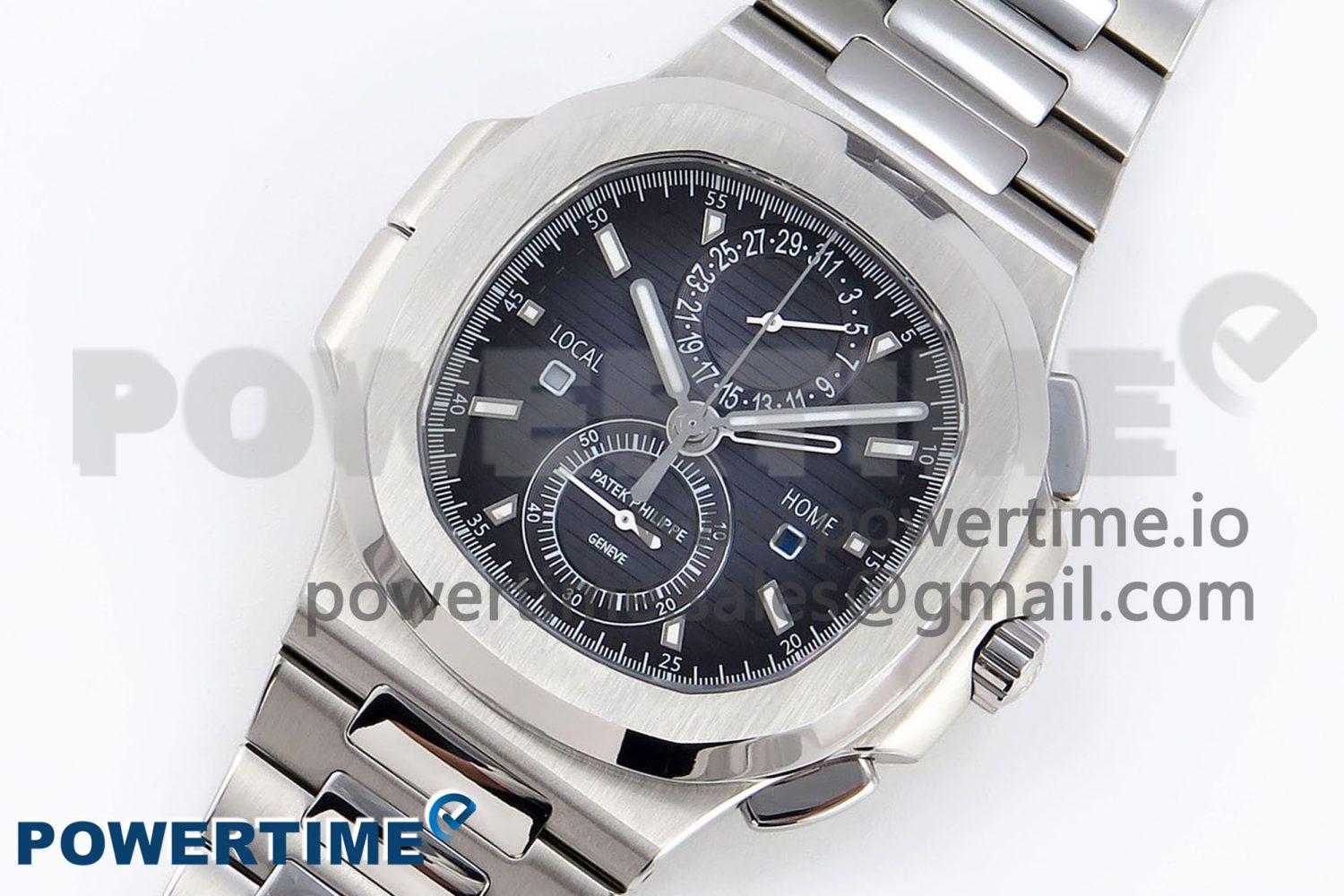 NAUTILUS 5990 SS SPPF 1:1 BEST EDITION GRAY DIAL ON SS BRACELET A28-520 CLONE - Image 2