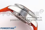 Seamaster 6000M Ultra Deep SS TF 1:1 Best Edition Gray Dial Orange Ceramic Bezel on Black Rubber Strap A2824 - Image 7