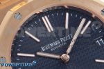 ROYAL OAK 39MM 15202 RG IPF 1:1 BEST EDITION BLUE TEXTURED DIAL ON RG BRACELET A2121 - Image 4