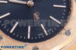 ROYAL OAK 39MM 15202 RG IPF 1:1 BEST EDITION BLUE TEXTURED DIAL ON RG BRACELET A2121 - Image 5