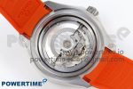 Seamaster 6000M Ultra Deep SS TF 1:1 Best Edition Gray Dial Orange Ceramic Bezel on Black Rubber Strap A2824 - Image 10
