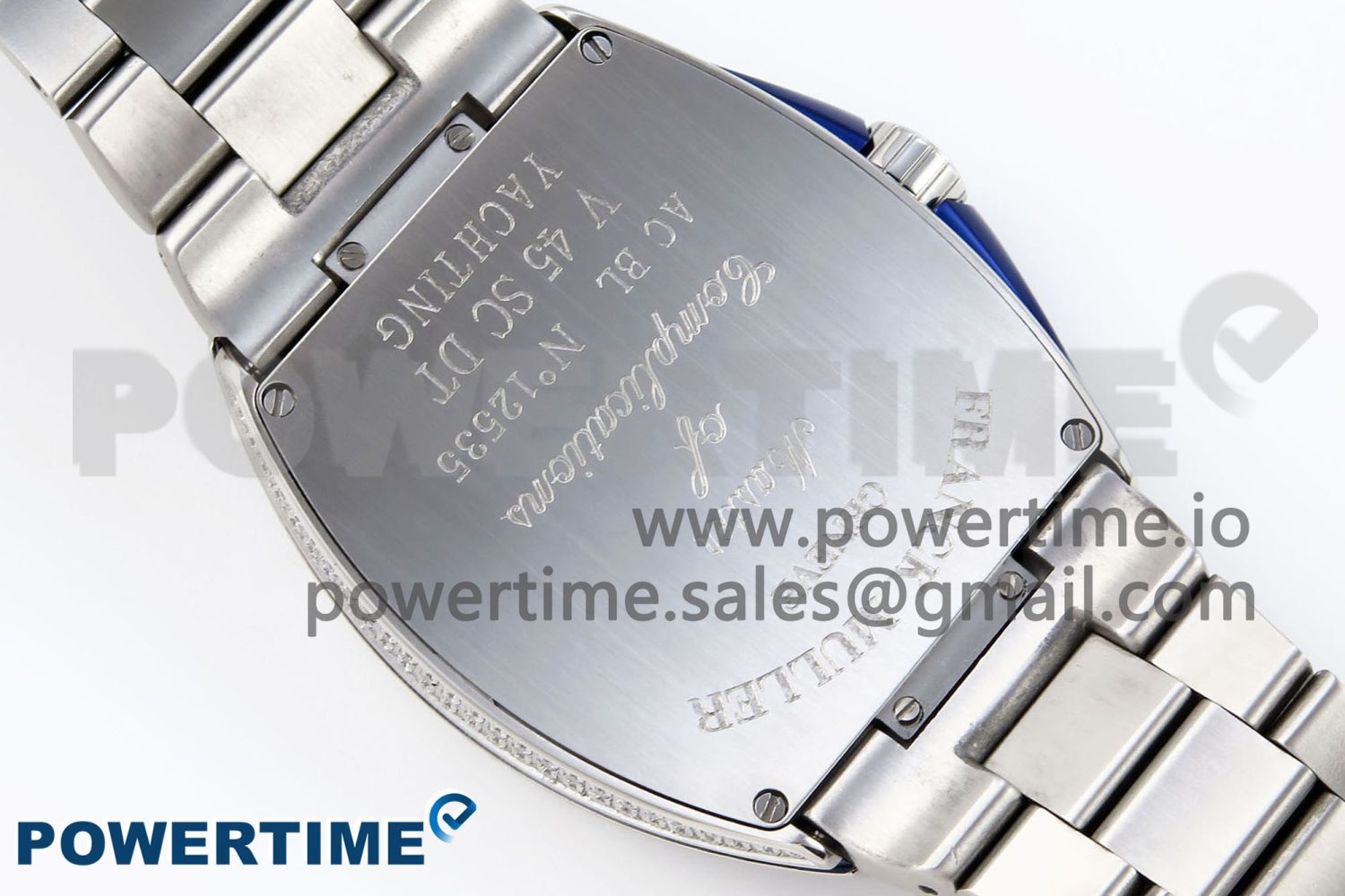 VANGUARD SS BLUE FULL DIAMONDS ABF BEST EDITION DIAMONDS BLUE DIAL ON DIAMONDS BRACELET A2824 - Image 8