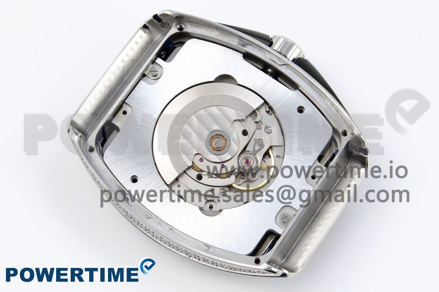VANGUARD SS BLACK FULL DIAMONDS ABF BEST EDITION DIAMONDS BLUE DIAL ON DIAMONDS BRACELET A2824 - Image 9