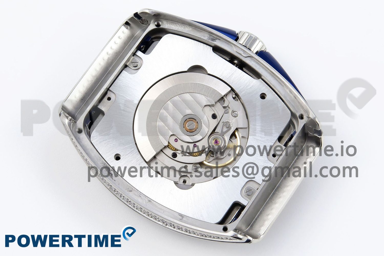 VANGUARD SS BLUE FULL DIAMONDS ABF BEST EDITION DIAMONDS BLUE DIAL ON DIAMONDS BRACELET A2824 - Image 9