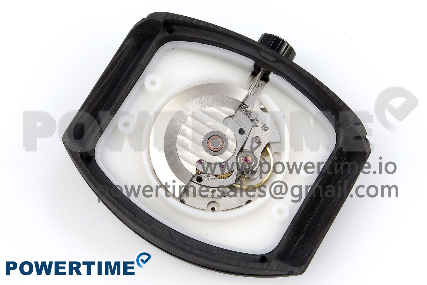 #FR2NCK Muller Vanguard Carbon ABF Best Edition White Dial on Black Rubber Strap A2824 - Image 9