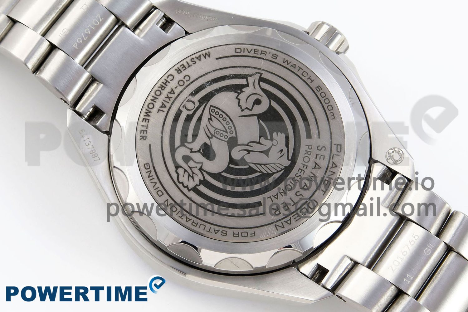 Seamaster 6000M Ultra Deep SS TF 1:1 Best Edition Blue Dial Black Ceramic Bezel on SS Bracelet A2824 - Image 10