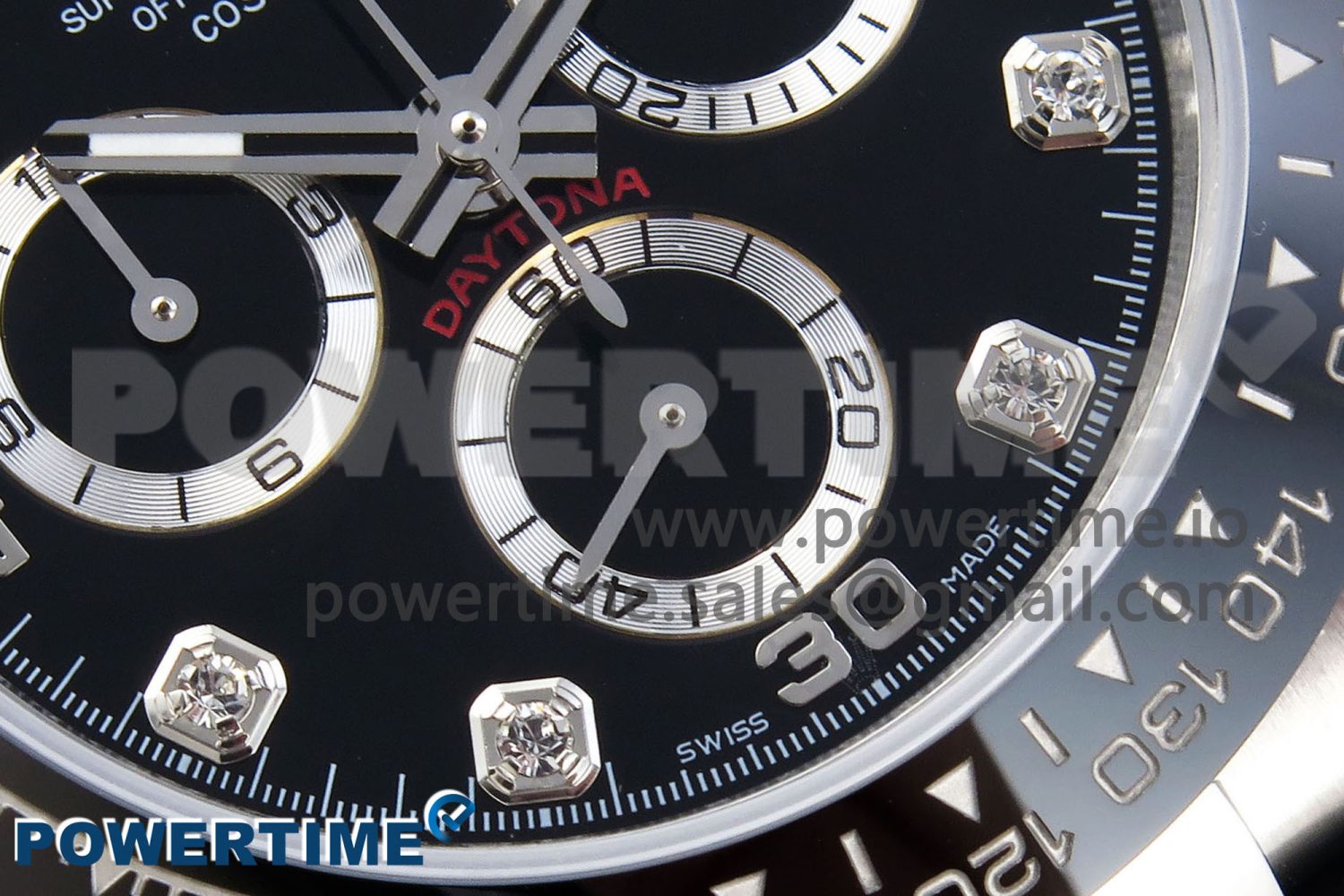 Daytona 116519 SS OMF Best Edition Black Diamonds Dial on Oysterflex Strap A7750 (Slim Movement) - Image 5