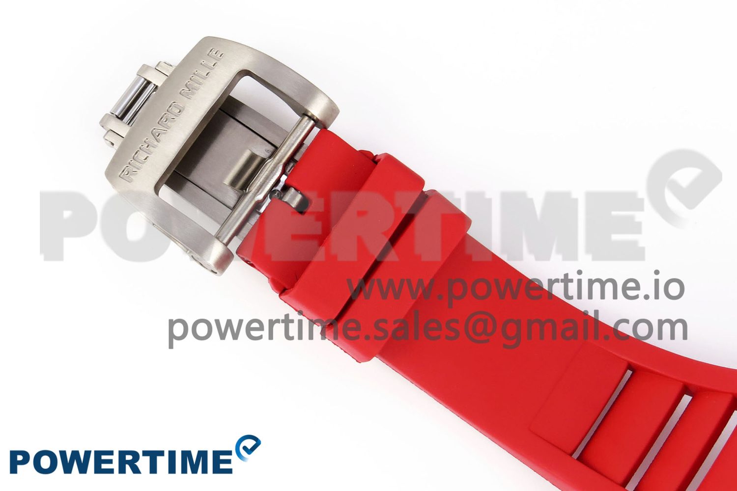 RM035 BLACK CARBON SONIC BEST EDITION SKELETON DIAL ON RED RUBBER STRAP CLONE RMUL2 - Image 10