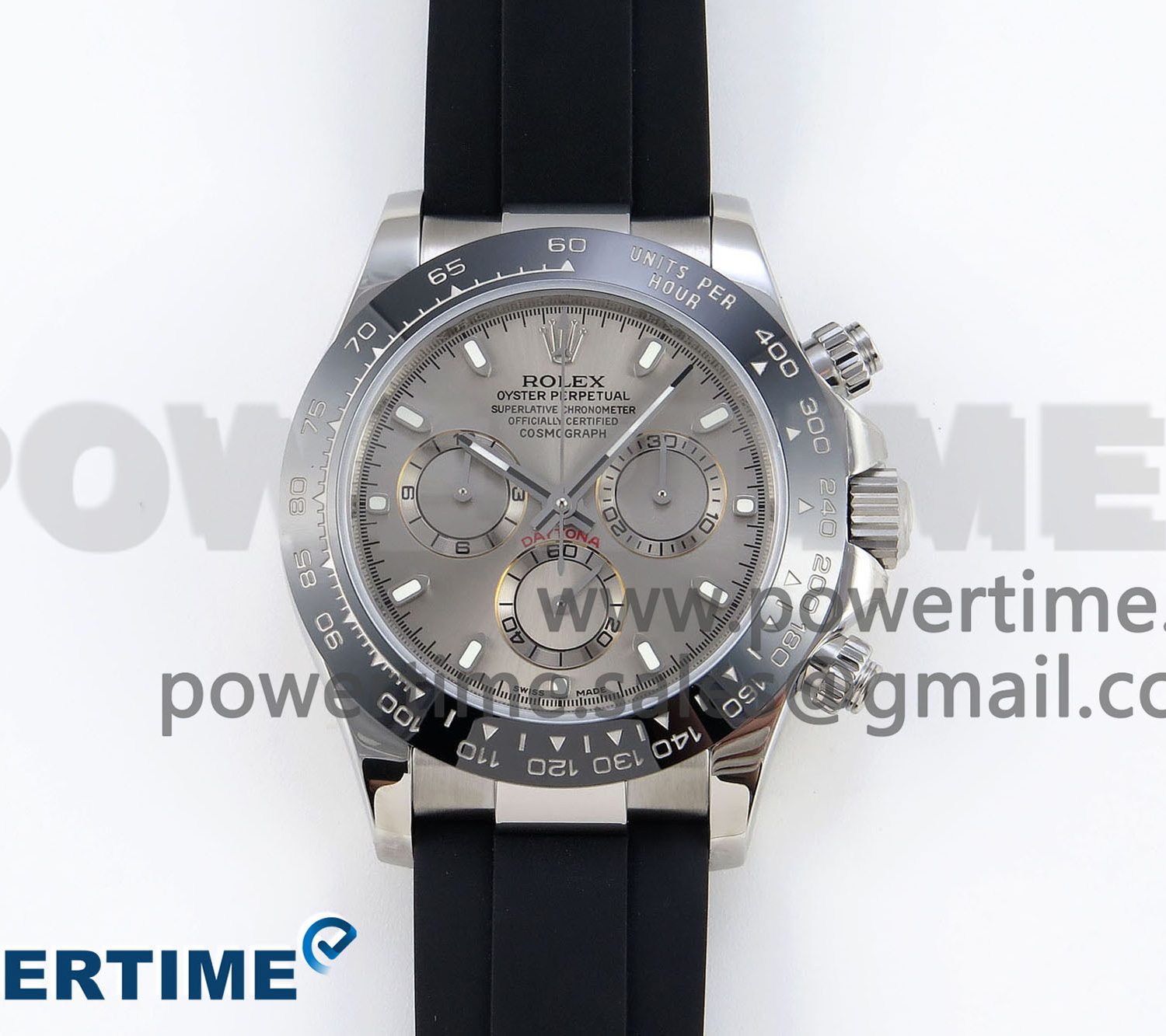 Daytona 116519 SS OMF Best Edition Gray Dial on Oysterflex Strap A7750 (Slim Movement)