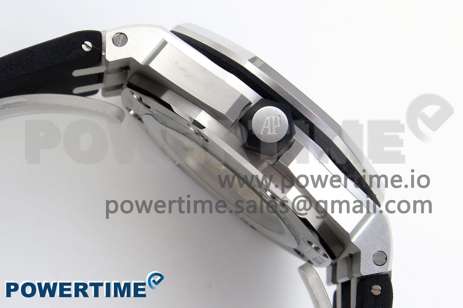 ROYAL OAK OFFSHORE DIVER 15710 IPF 1:1 BEST EDITION BLACK DIAL ON BLACK RUBBER STRAP SA3120 SUPER CLONE - Image 6