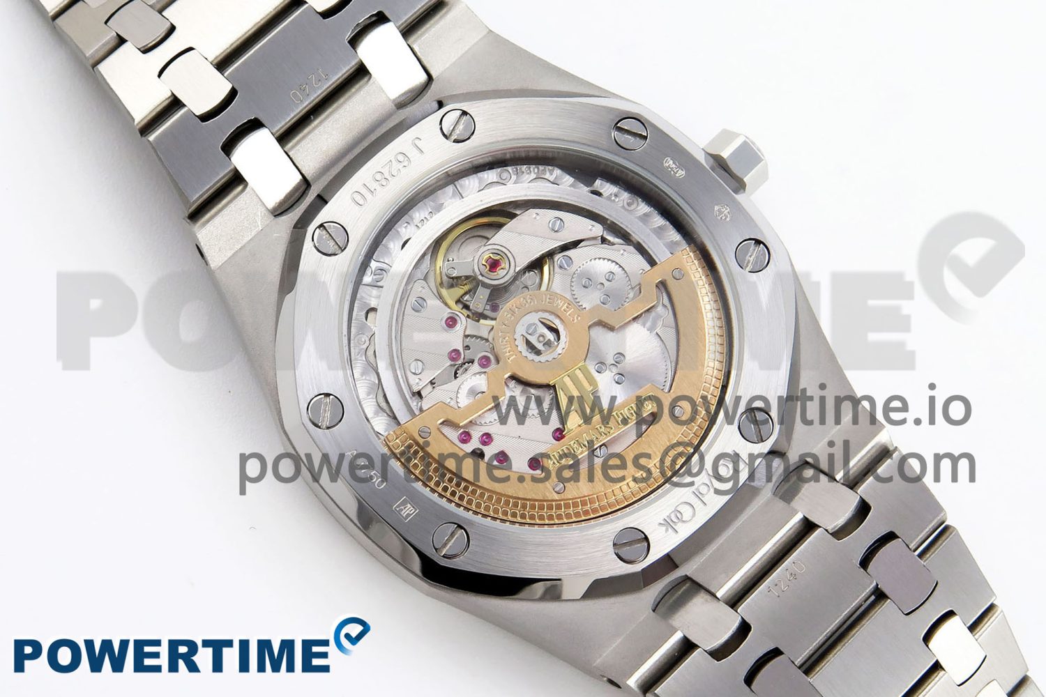 ROYAL OAK 39MM 15202 SS IPF 1:1 BEST EDITION WHITE TEXTURED DIAL ON SS BRACELET A2121 - Image 8