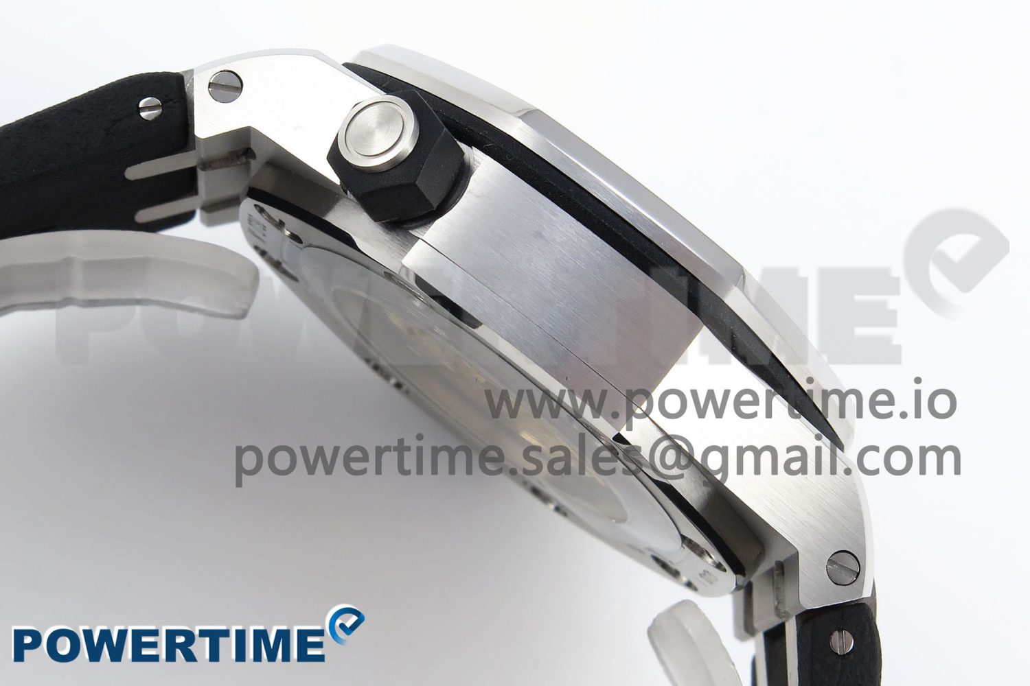 ROYAL OAK OFFSHORE DIVER 15710 IPF 1:1 BEST EDITION BLACK DIAL ON BLACK RUBBER STRAP SA3120 SUPER CLONE - Image 7