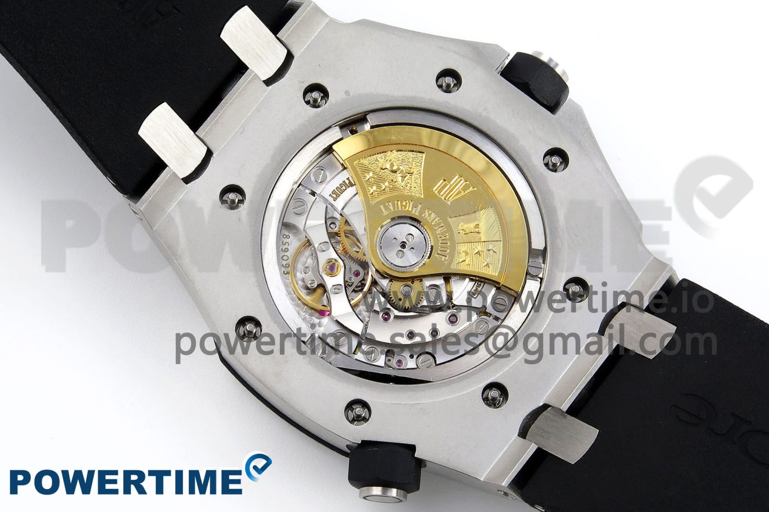 ROYAL OAK OFFSHORE DIVER 15710 IPF 1:1 BEST EDITION BLACK DIAL ON BLACK RUBBER STRAP SA3120 SUPER CLONE - Image 9