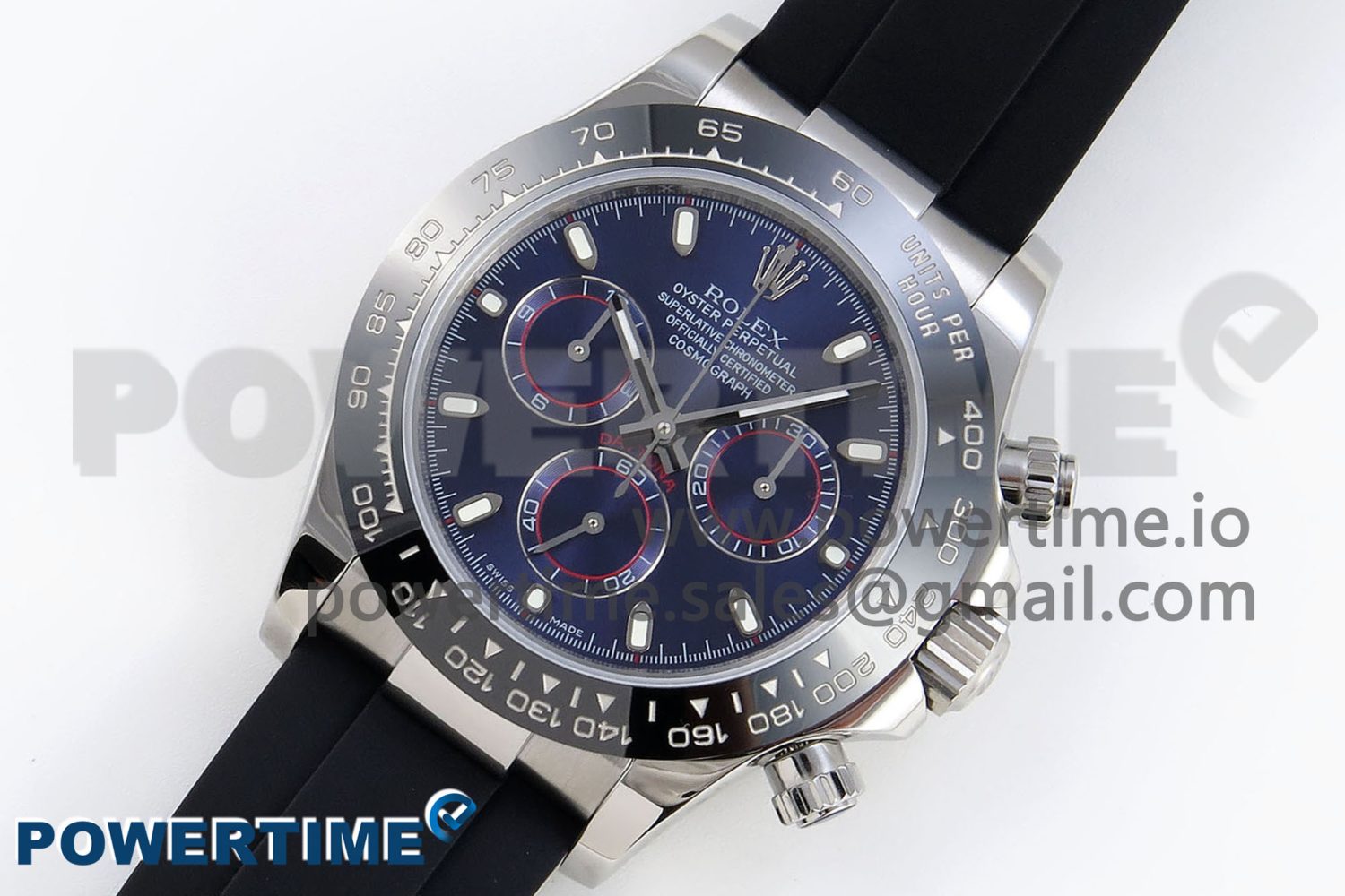 Daytona 116519 SS OMF Best Edition Blue Dial on Oysterflex Strap A7750 (Slim Movement) - Image 2