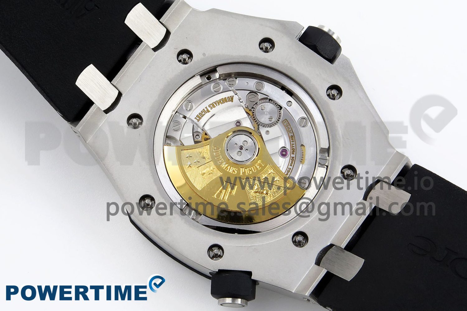 ROYAL OAK OFFSHORE DIVER 15710 IPF 1:1 BEST EDITION BLACK DIAL ON BLACK RUBBER STRAP SA3120 SUPER CLONE - Image 10