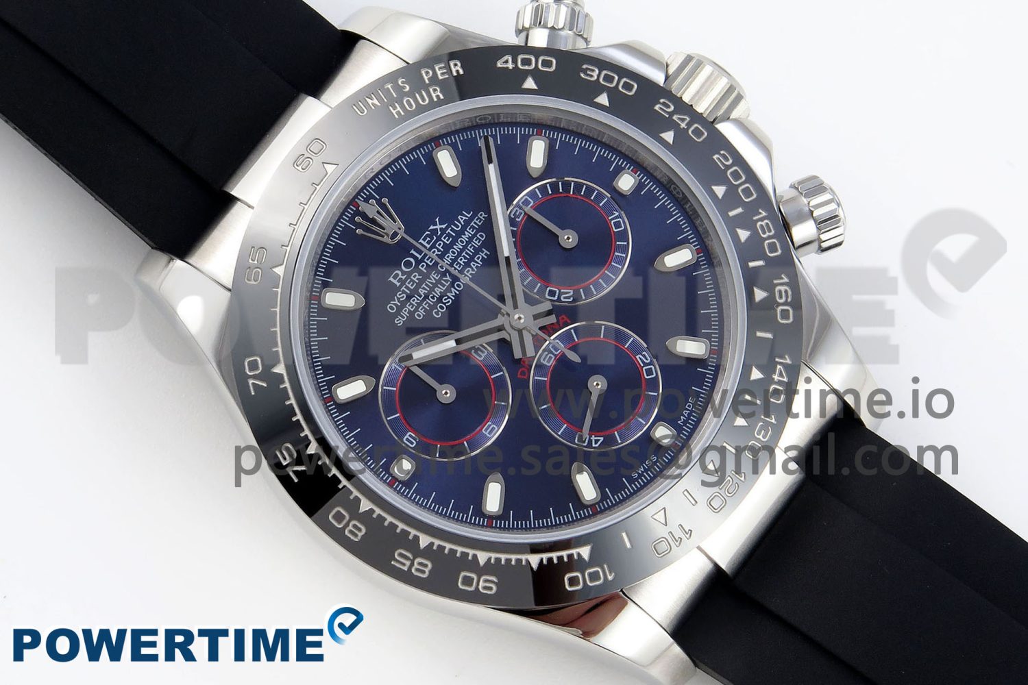 Daytona 116519 SS OMF Best Edition Blue Dial on Oysterflex Strap A7750 (Slim Movement) - Image 3